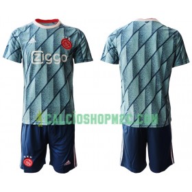AFC Ajax Bambino Maglia Trasferta 2020/2021 Manica Corta (+ Pantaloncini)